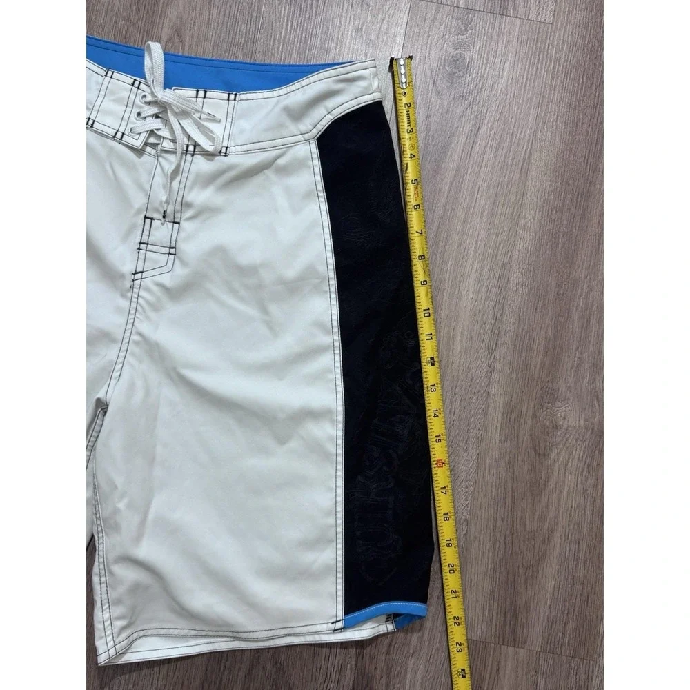 Y2K Vintage Quicksilver Colorblock Board Shorts Men's Size 33